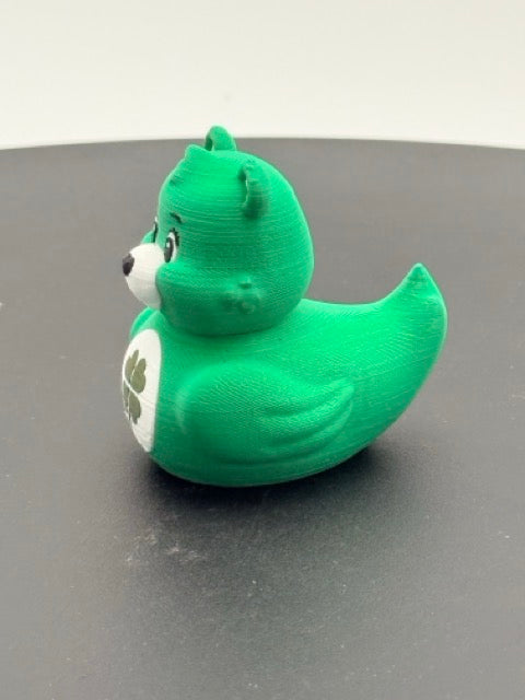 Green Clover Bear Duck
