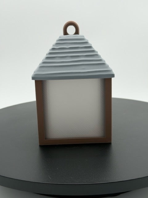 Holiday Lantern with 4 Interchangeable Panels (LED Tea Light)