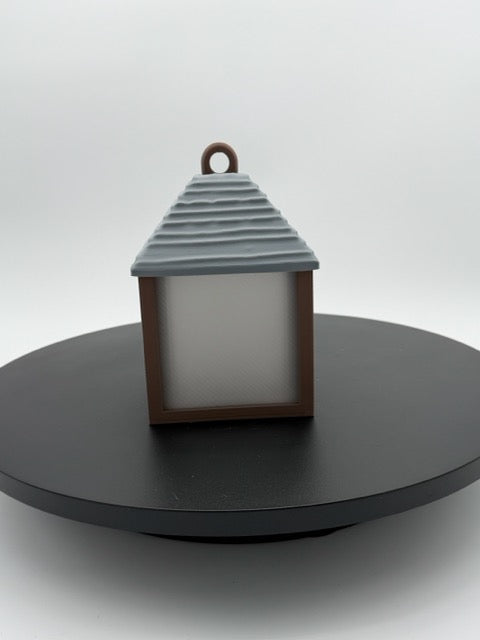 Holiday Lantern with 4 Interchangeable Panels (LED Tea Light)