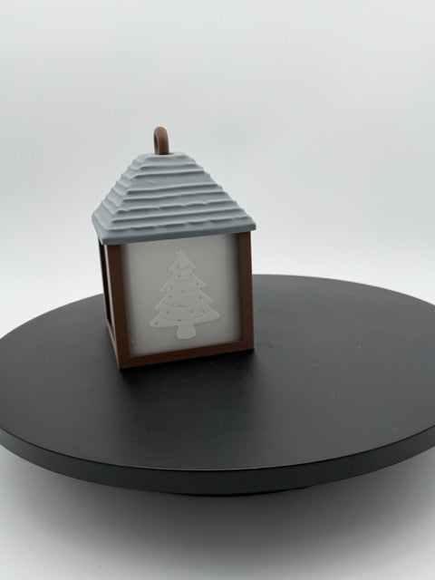 Holiday Lantern with 4 Interchangeable Panels (LED Tea Light)