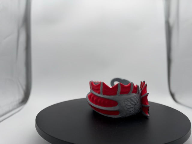 Flattened Dragon Yarn Bowl