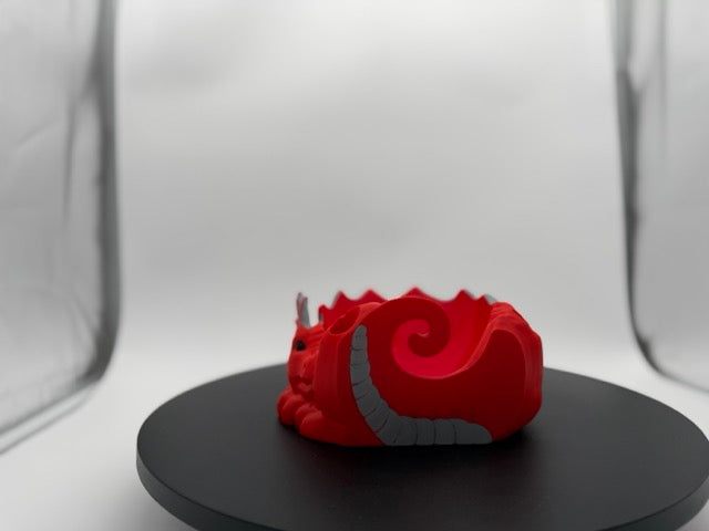 Flattened Dragon Yarn Bowl