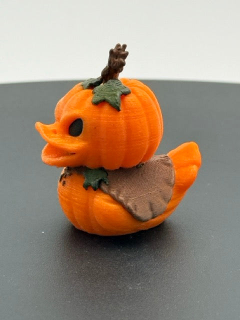 Jack-O'-Lantern Pumpkin Head Dashboard Duck
