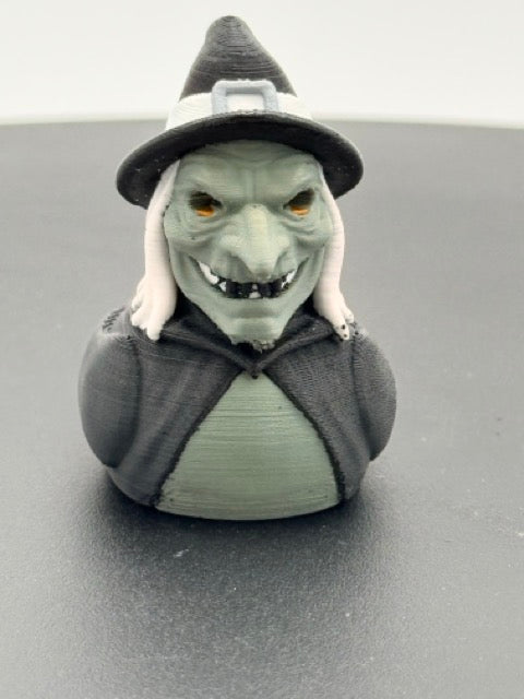 Evil Sorceress Hag Dashboard Duck