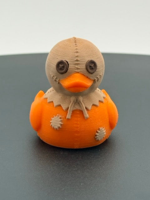 Burlap Sack Pumpkin Demon Duck