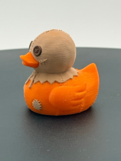 Burlap Sack Pumpkin Demon Duck