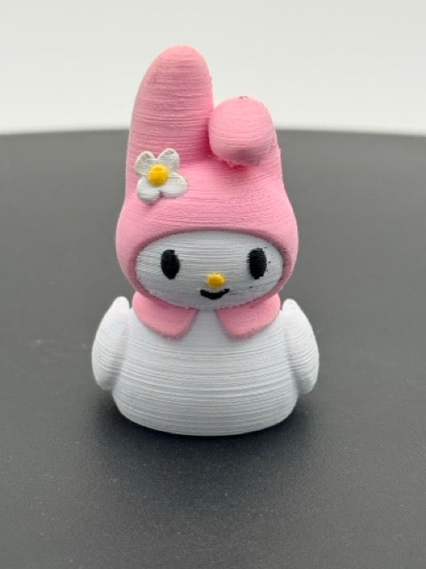 Pink Bunny Hood Cruiser Duckie
