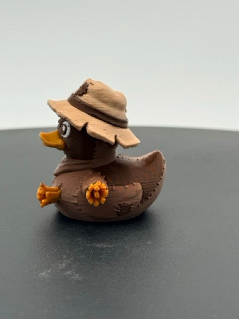 Cute Straw-Stuffed Dashboard Duck
