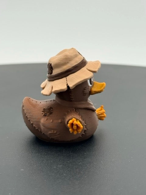 Cute Straw-Stuffed Dashboard Duck