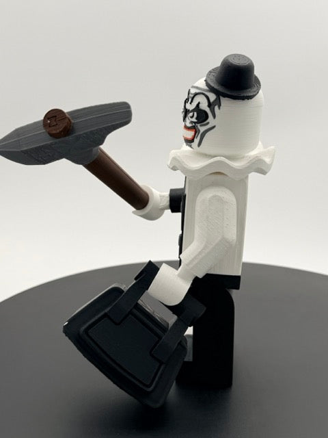 Creepy Slasher Mime Block Figure