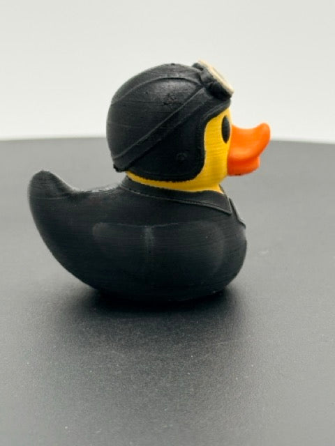 One-Finger Salute Biker Duck