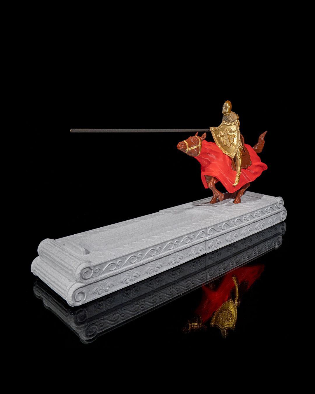 Jousting Incense Burner w/ Box