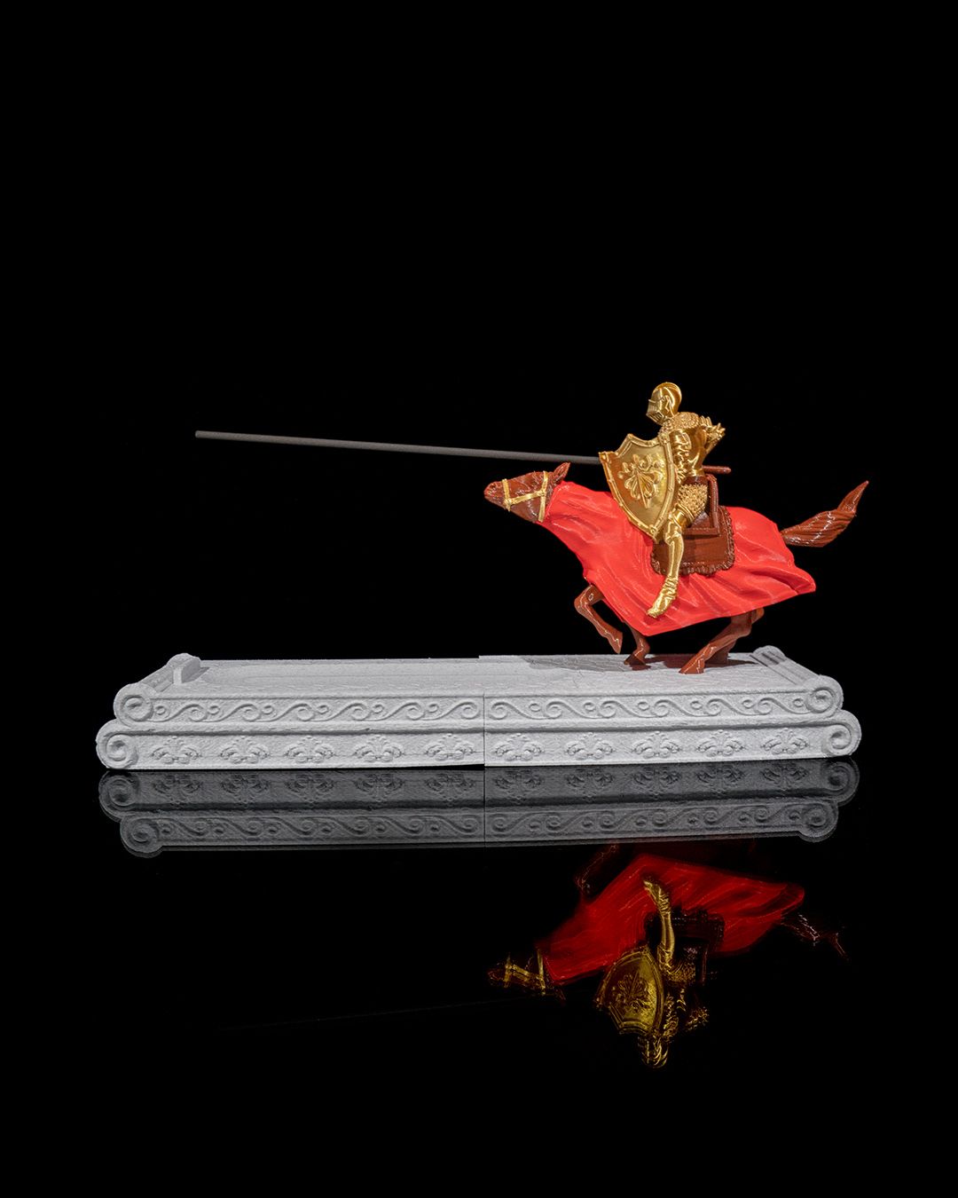 Jousting Incense Burner w/ Box