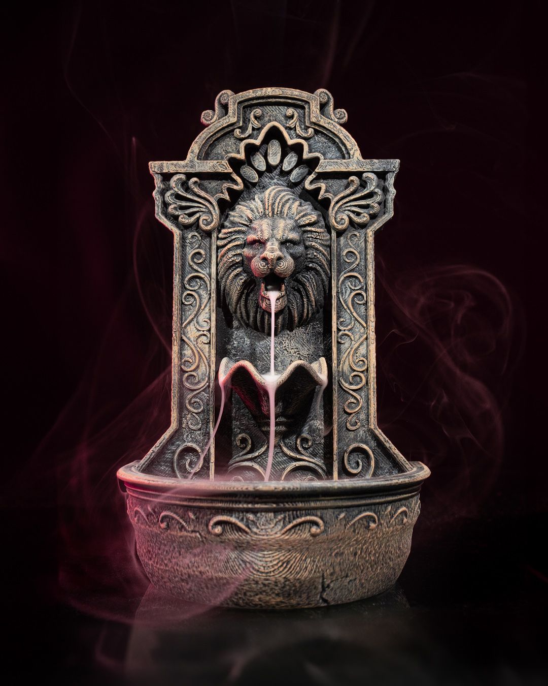 Lion Fountain Backflow Incense Burner