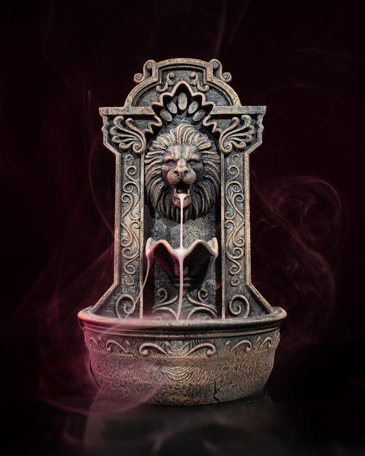 Lion Fountain Backflow Incense Burner