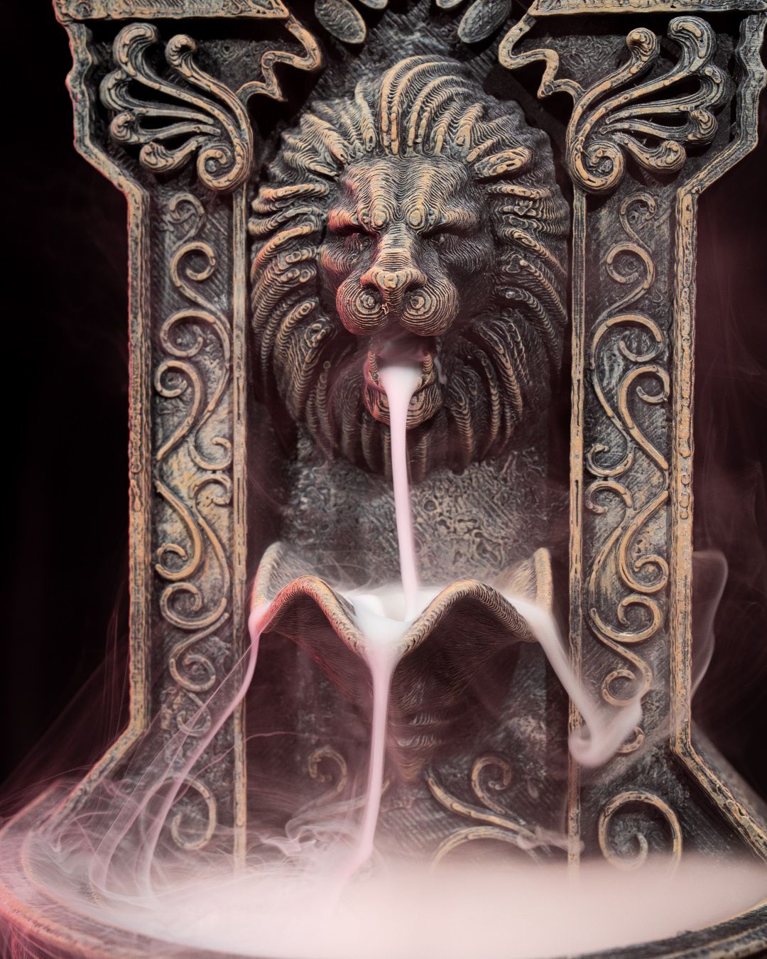 Lion Fountain Backflow Incense Burner