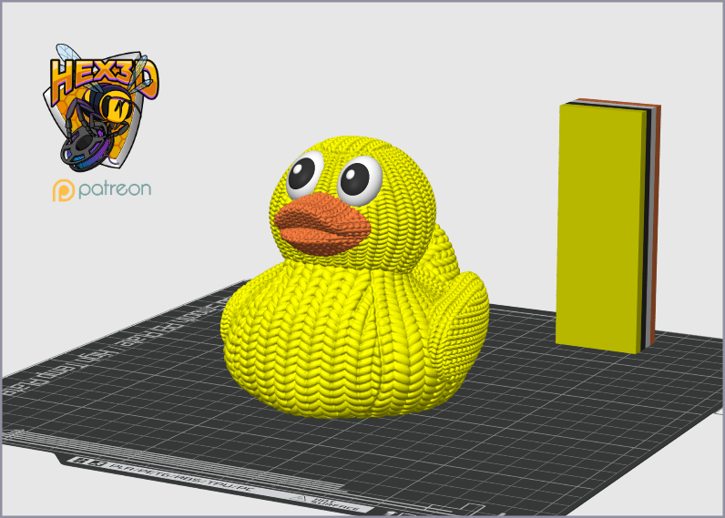 Knitted Duck